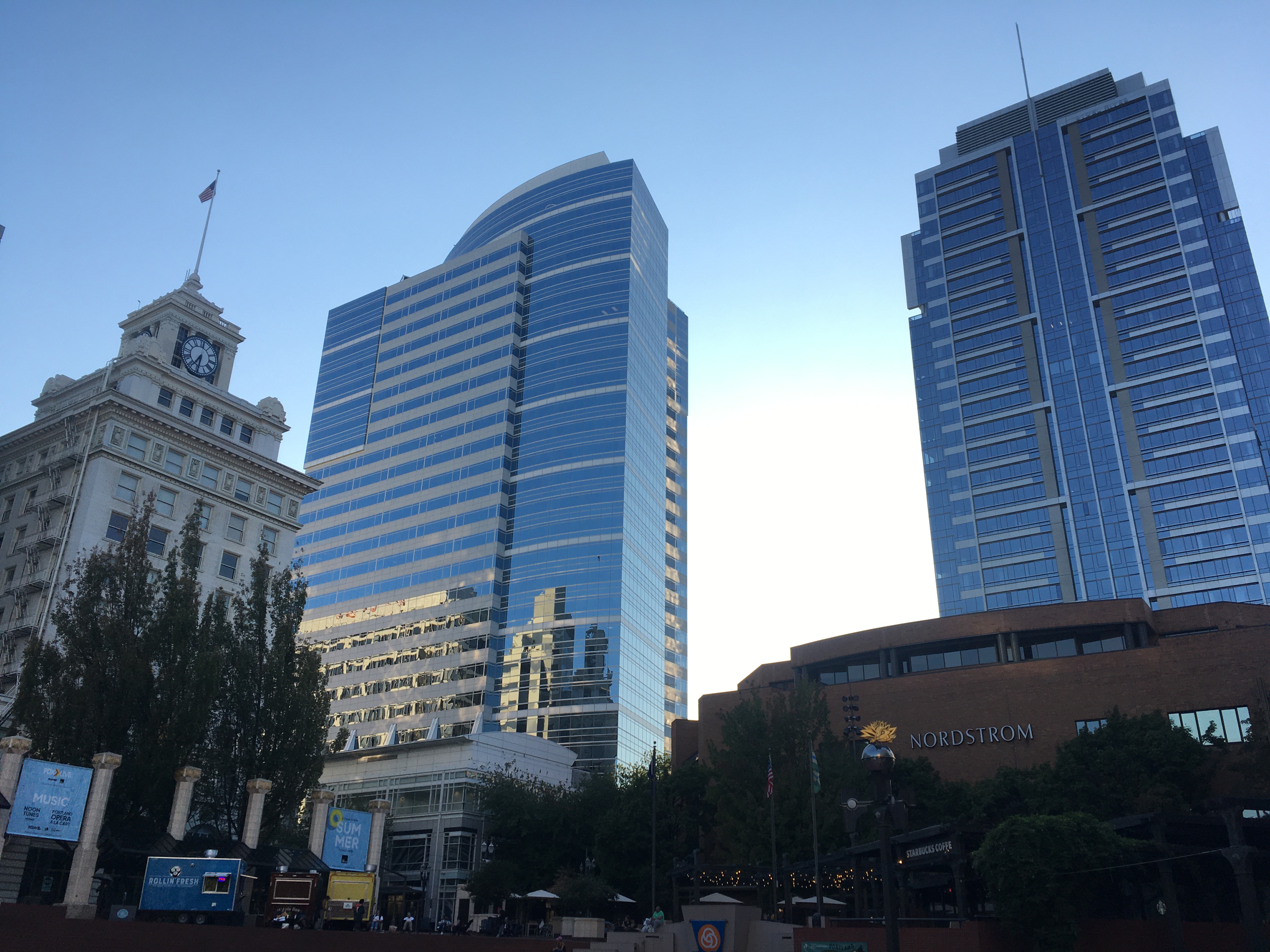 Skyscrapers in downtown Portland